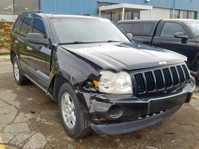 1J4GR48K25C543920 - 2005 JEEP GRAND CHER BLACK photo 1