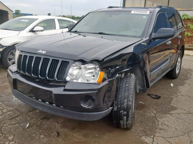 1J4GR48K25C543920 - 2005 JEEP GRAND CHER BLACK photo 2