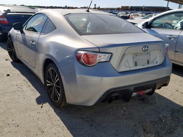 JF1ZNAA15D1728926 - 2013 TOYOTA SCION FR-S GRAY photo 3