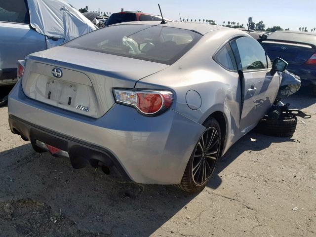 JF1ZNAA15D1728926 - 2013 TOYOTA SCION FR-S GRAY photo 4