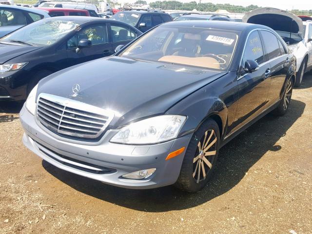 WDDNG86X78A172459 - 2008 MERCEDES-BENZ S 550 4MAT CHARCOAL photo 2