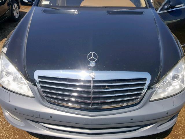 WDDNG86X78A172459 - 2008 MERCEDES-BENZ S 550 4MAT CHARCOAL photo 7