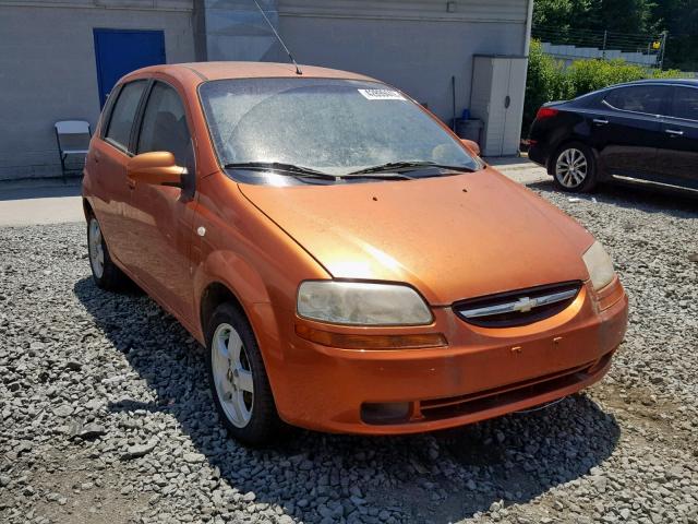KL1TD66607B733719 - 2007 CHEVROLET AVEO BASE Narıncı foto 1