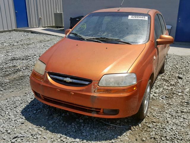 KL1TD66607B733719 - 2007 CHEVROLET AVEO BASE Narıncı foto 9