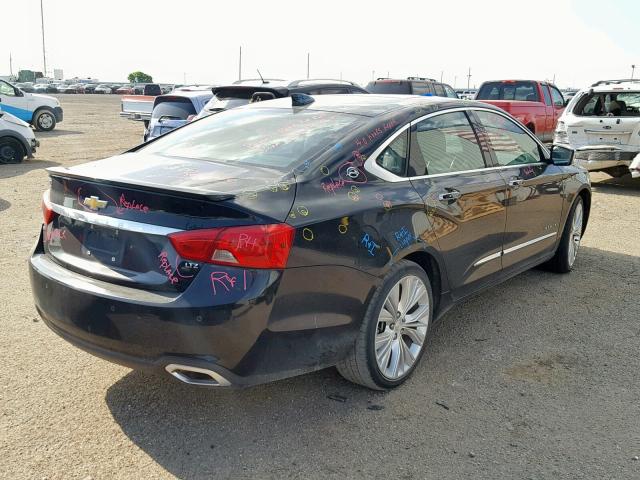 2G1165S35F9117328 - 2015 CHEVROLET IMPALA LTZ BLACK photo 4