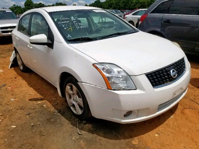 3N1AB61EX8L671043 - 2008 NISSAN SENTRA 2.0 WHITE photo 1