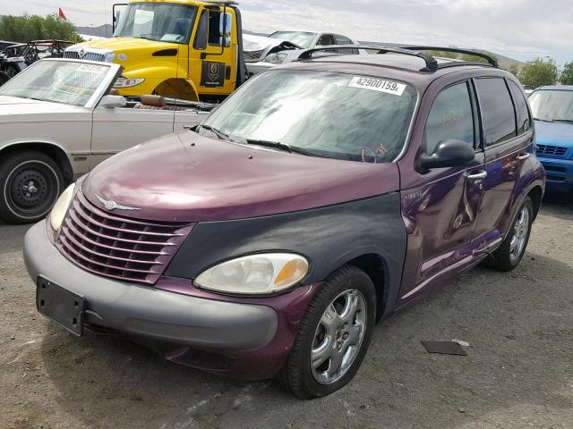 3C4FY58BX2T304772 - 2002 CHRYSLER PT CRUISER PURPLE photo 2