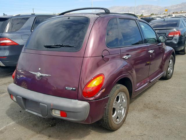 3C4FY58BX2T304772 - 2002 CHRYSLER PT CRUISER PURPLE photo 4