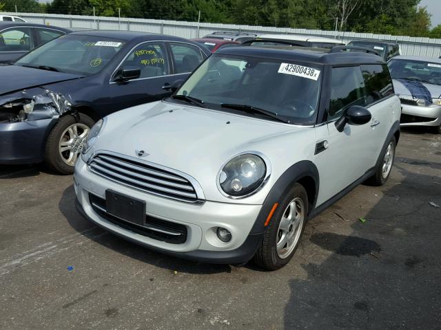 WMWZF3C50BTX82006 - 2011 MINI COOPER CLU SILVER photo 2