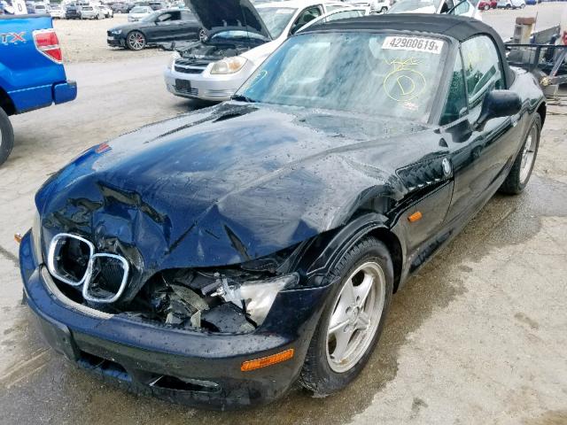 4USCH7324WLE07920 - 1998 BMW Z3 1.9 BLACK photo 2