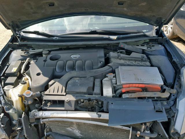 1N4CL21E68C230734 - 2008 NISSAN ALTIMA HYB BLUE photo 7