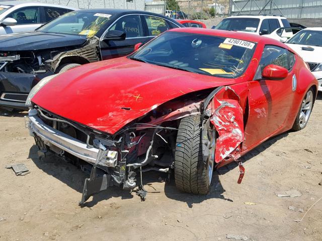 JN1AZ4EH2BM554526 - 2011 NISSAN 370Z BASE RED photo 2