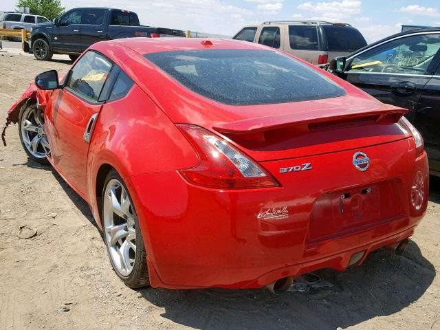 JN1AZ4EH2BM554526 - 2011 NISSAN 370Z BASE RED photo 3