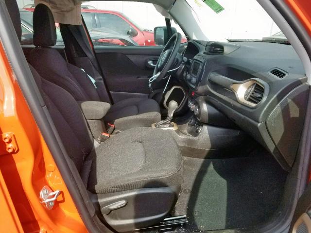 ZACCJBAB6HPE56211 - 2017 JEEP RENEGADE S 橙色 照片 5