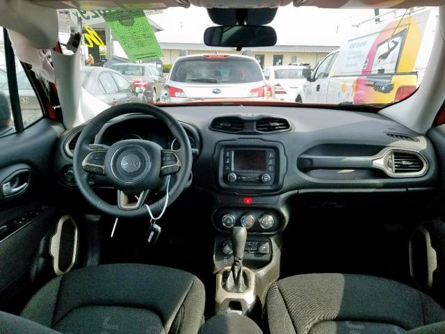 ZACCJBAB6HPE56211 - 2017 JEEP RENEGADE S 橙色 照片 9