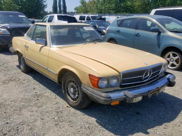 WDBBA45A3EA011167 - 1984 MERCEDES-BENZ 380 SL CREAM photo 1