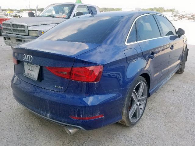 WAUJ8GFF7G1033631 - 2016 AUDI A3 BLUE photo 4