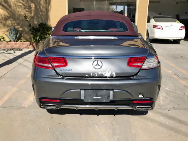 WDDXK8CB4HA024270 - 2017 MERCEDES-BENZ S 550 GRAY photo 3