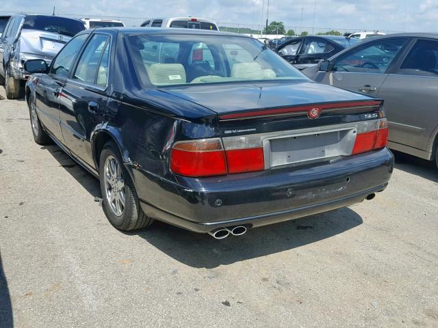 1G6KS54Y83U271226 - 2003 CADILLAC SEVILLE SL BLACK photo 3