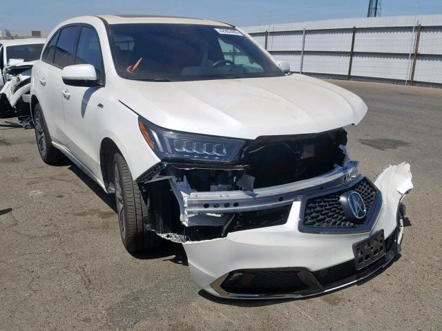 5J8YD4H06KL014877 - 2019 ACURA MDX WHITE photo 1