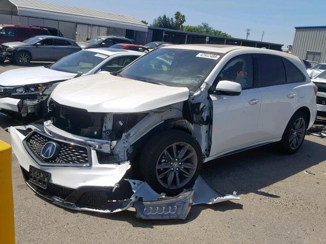 5J8YD4H06KL014877 - 2019 ACURA MDX WHITE photo 2