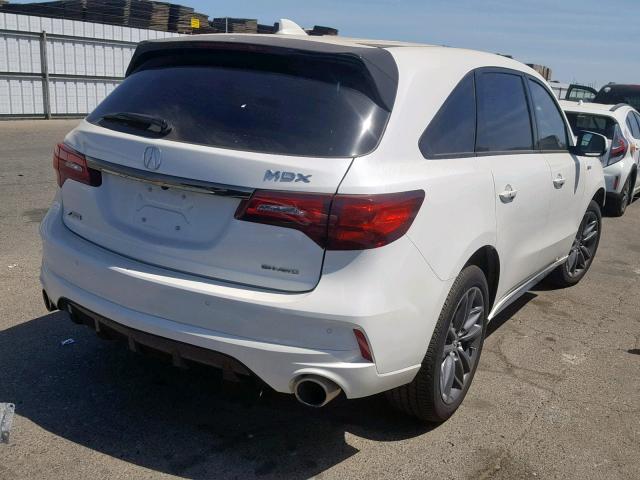 5J8YD4H06KL014877 - 2019 ACURA MDX WHITE photo 4