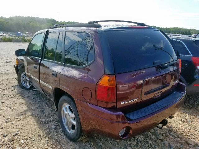 1GKDS13S072245625 - 2007 GMC ENVOY BURGUNDY photo 3