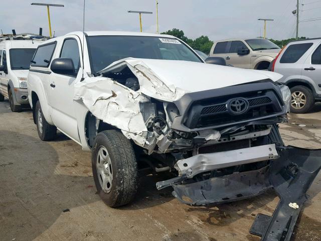 5TFNX4CN7EX042549 - 2014 TOYOTA TACOMA WHITE photo 1