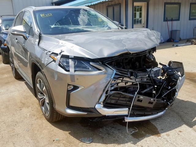 2T2BGMCA7KC032562 - 2019 LEXUS RX 450H GRAY photo 1