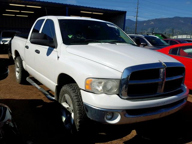 1D7HU18D55S358684 - 2005 DODGE RAM 1500 S WHITE photo 1