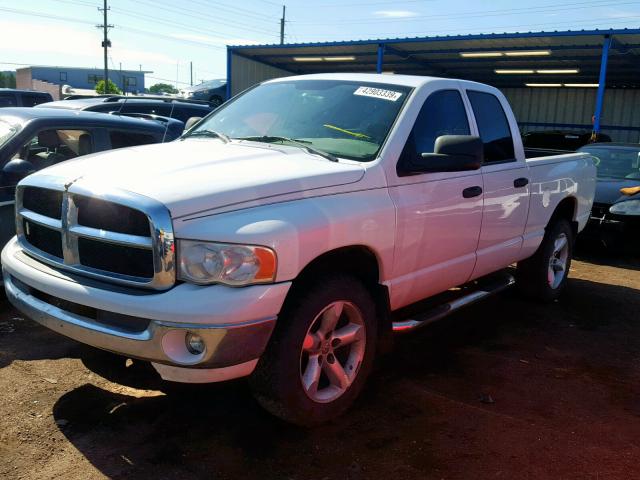 1D7HU18D55S358684 - 2005 DODGE RAM 1500 S WHITE photo 2