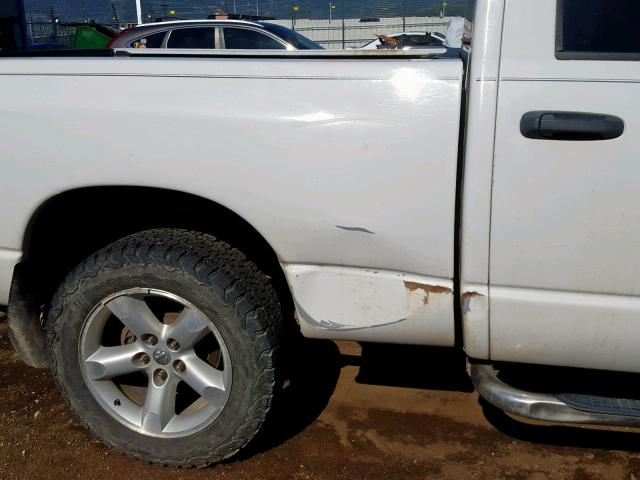 1D7HU18D55S358684 - 2005 DODGE RAM 1500 S WHITE photo 9