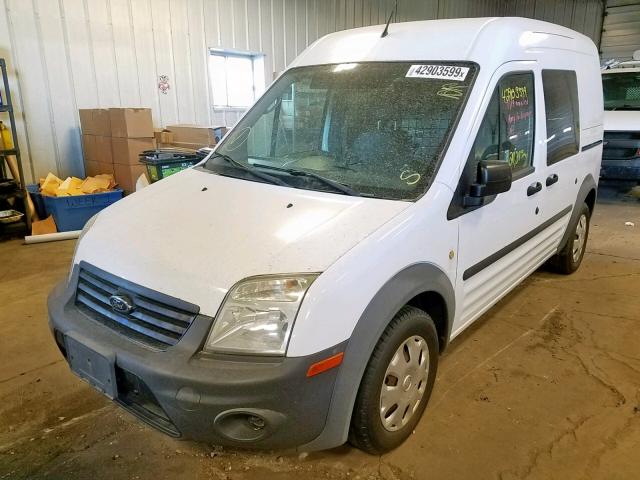 NM0LS6AN5DT161935 - 2013 FORD TRANSIT CO WHITE photo 2