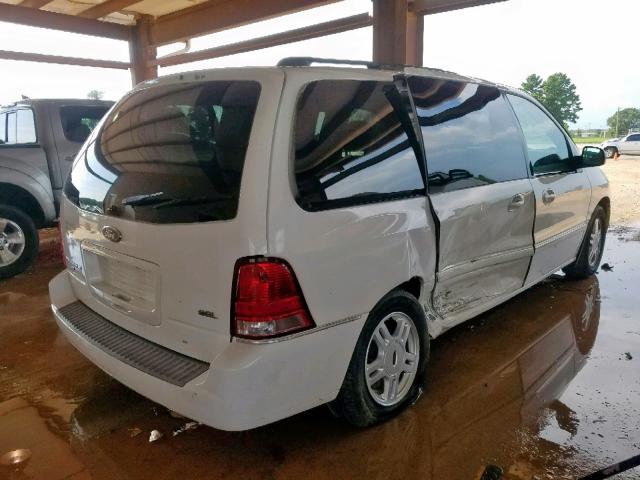 2FMZA52224BB07616 - 2004 FORD FREESTAR S WHITE photo 4