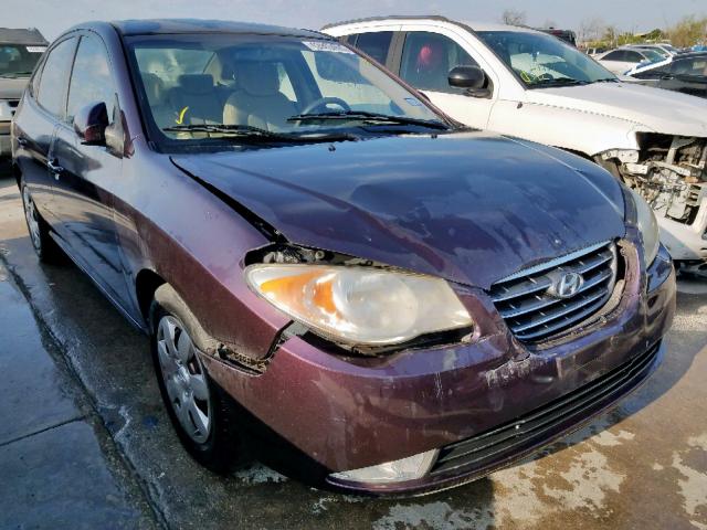 KMHDU46D97U218766 - 2007 HYUNDAI ELANTRA GL RED photo 1