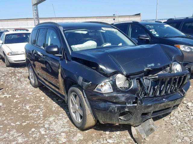 1J8FT47W88D735423 - 2008 JEEP COMPASS SP შავი ფოტო 1