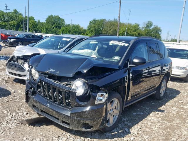 1J8FT47W88D735423 - 2008 JEEP COMPASS SP შავი ფოტო 2