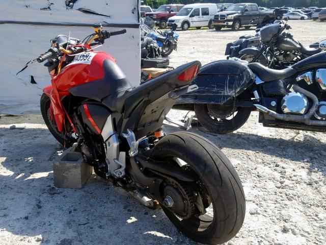 ZDCSC6013CF205222 - 2012 HONDA CB1000 R RED photo 3