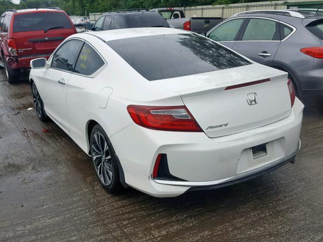 1HGCT1B85GA000918 - 2016 HONDA ACCORD EXL WHITE photo 3