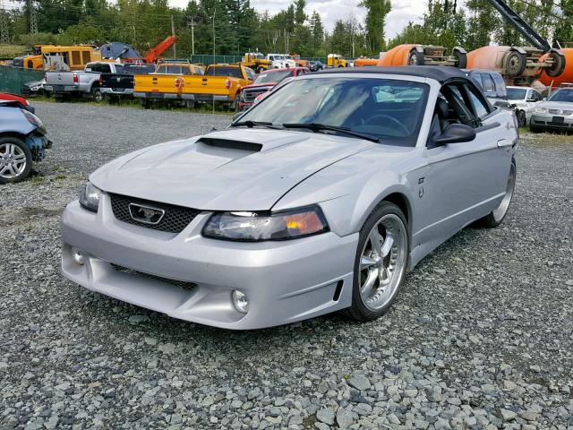 1FAFP45X14F191505 - 2004 FORD MUSTANG GT SILVER photo 2