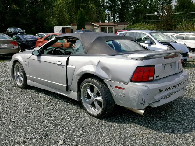 1FAFP45X14F191505 - 2004 FORD MUSTANG GT SILVER photo 3