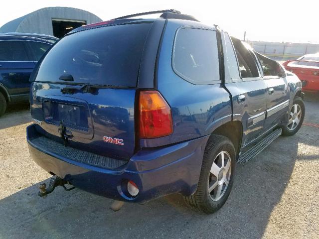 1GKDT13S752365805 - 2005 GMC ENVOY BLUE photo 4