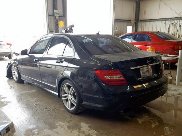 WDDGF4HB7EA933072 - 2014 MERCEDES-BENZ C 250 BLACK photo 3