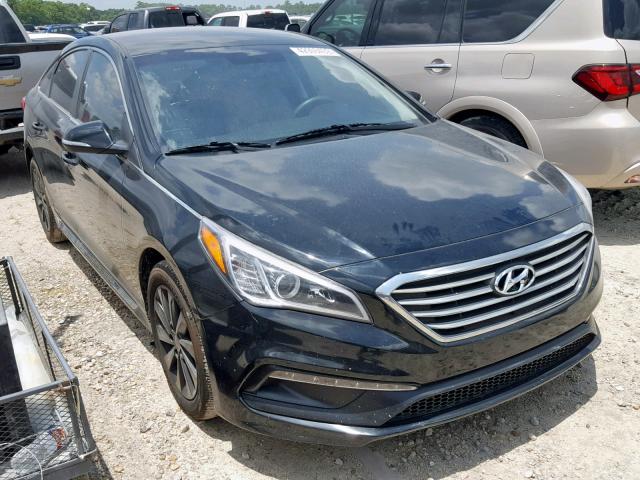 5NPE34AF9FH047028 - 2015 HYUNDAI SONATA SPO BLACK photo 1