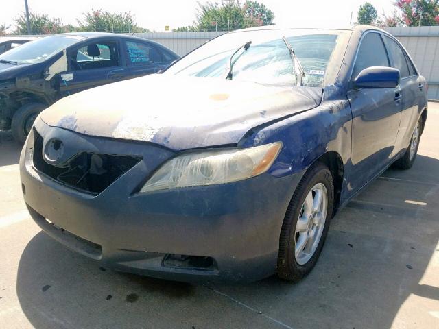 4T1BE46K07U052186 - 2007 TOYOTA CAMRY NEW BLUE photo 2