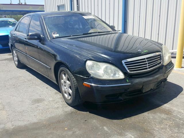 WDBNG75J71A191843 - 2001 MERCEDES-BENZ S 500 BLACK photo 1