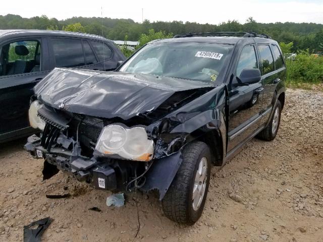 1J8GR48K68C123208 - 2008 JEEP GRAND CHER BLACK photo 2