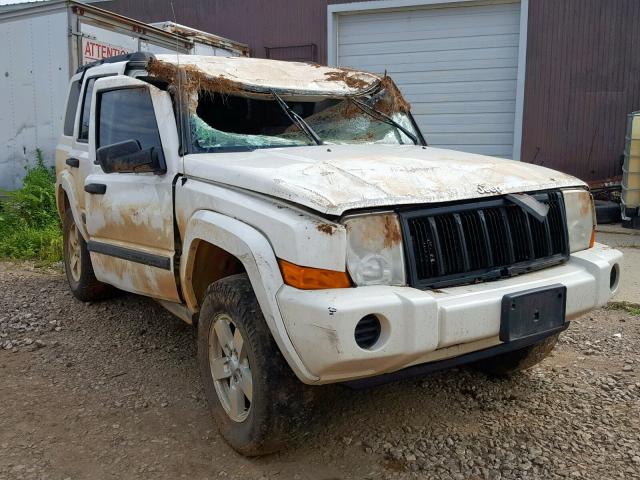 1J8HH48N46C294070 - 2006 JEEP COMMANDER თეთრი ფოტო 1