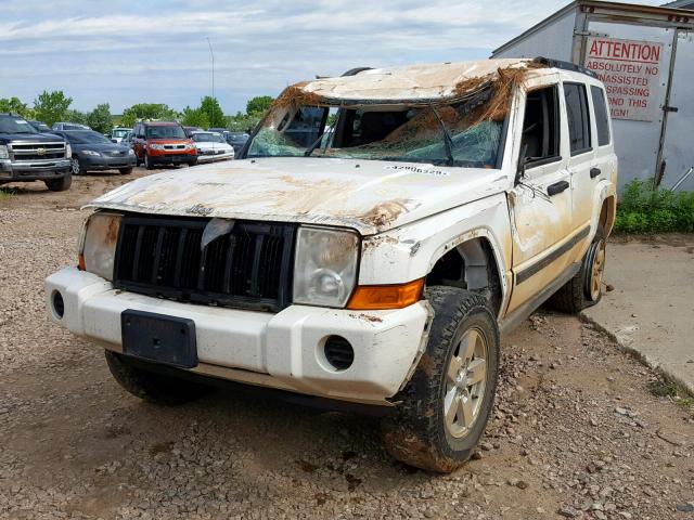 1J8HH48N46C294070 - 2006 JEEP COMMANDER თეთრი ფოტო 2