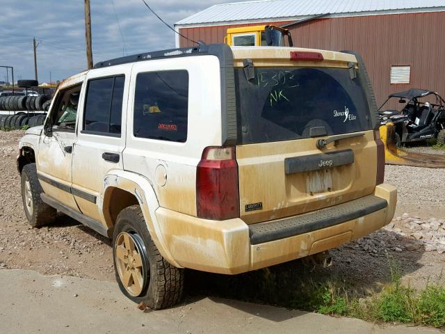 1J8HH48N46C294070 - 2006 JEEP COMMANDER თეთრი ფოტო 3